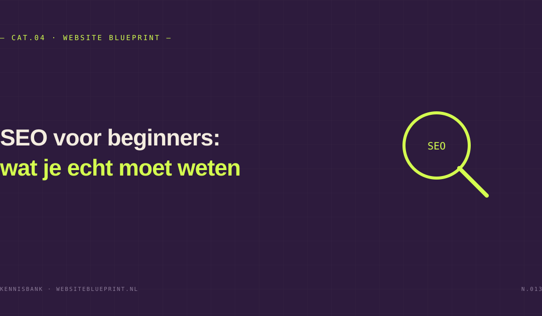 SEO voor beginners: wat je echt moet weten