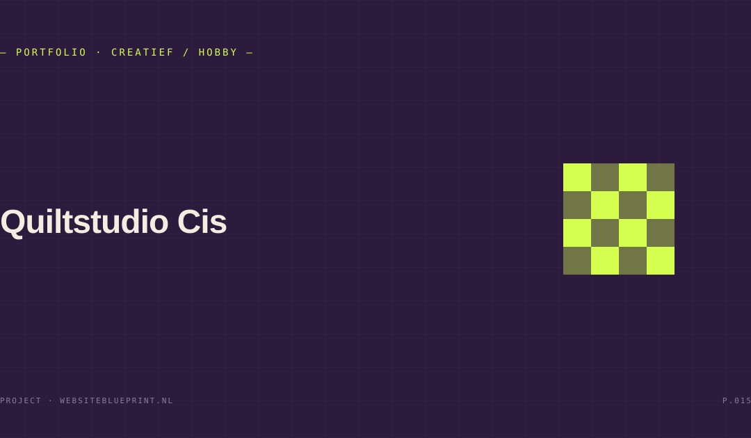 Quilt studio Cis